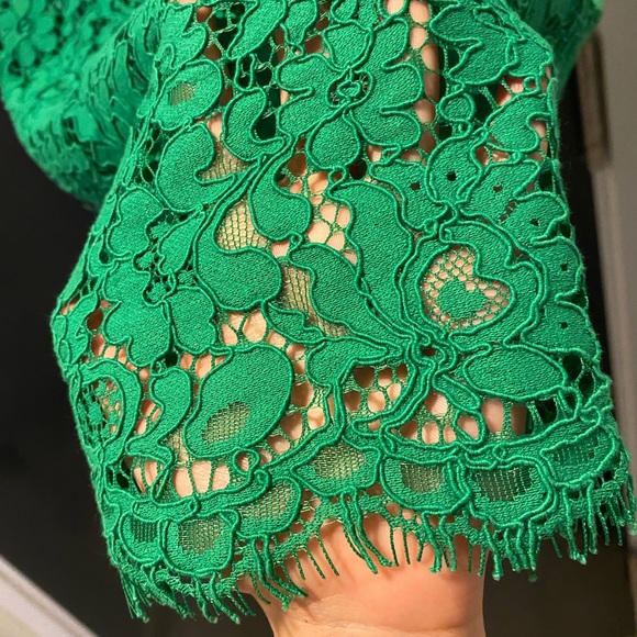 Bardot green lace dress - Picture 4 of 4